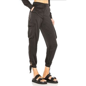 Young Fabulous Broke Charcoal Gray Janelle Cargo Ankle Pants NWT Women's Size XS
